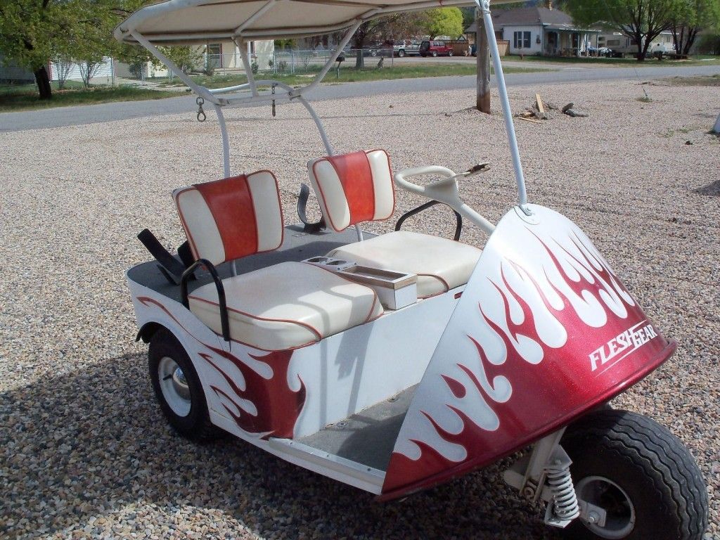 Vintage 1967 Thunder bird golf cart