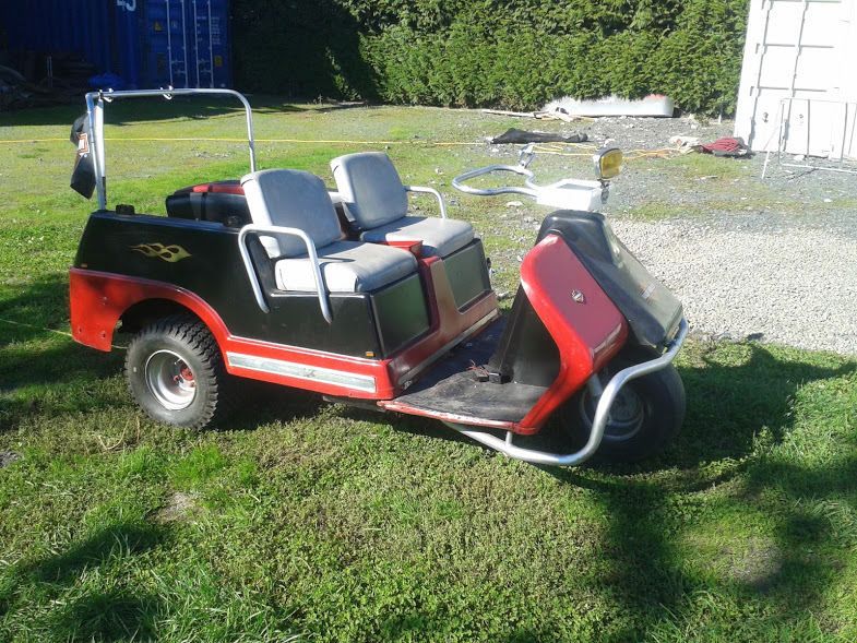 Harley Davidson Gas 3 Wheel Golf Cart