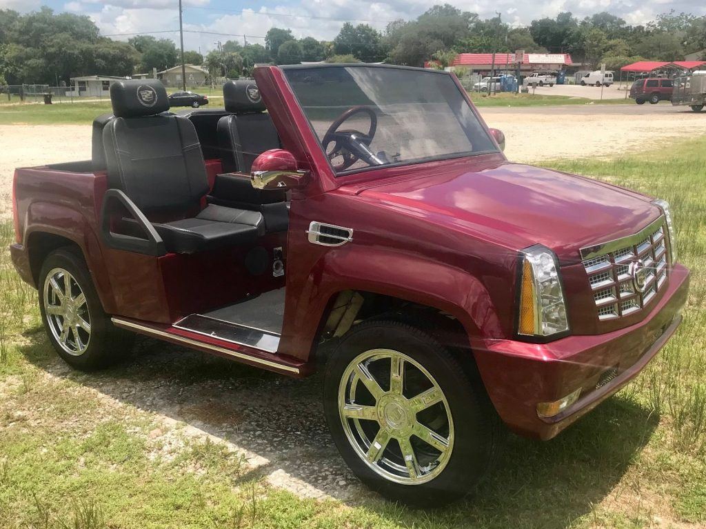 Low miles 2014 Cadillac Escalade golf cart