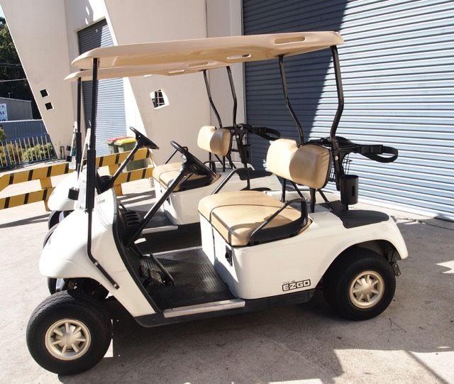 Scratched 2011 EZ GO TXT 48 VOLT golf cart