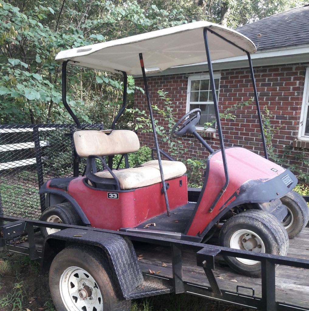 dead batteries E Z GO golf cart