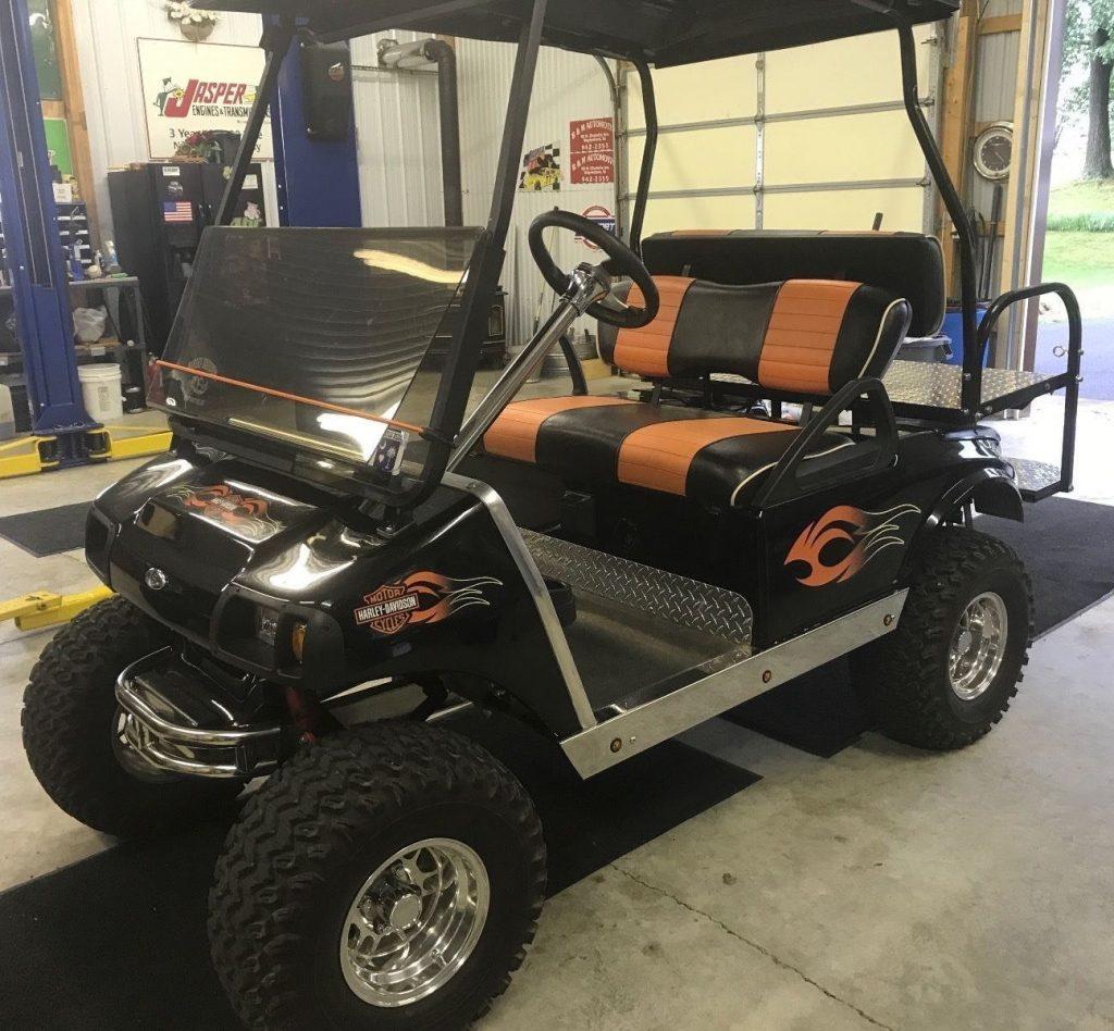 upgraded motor Club Car golf cart