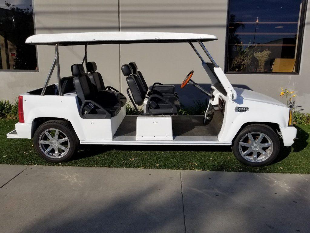 garaged 2012 Acg golf cart