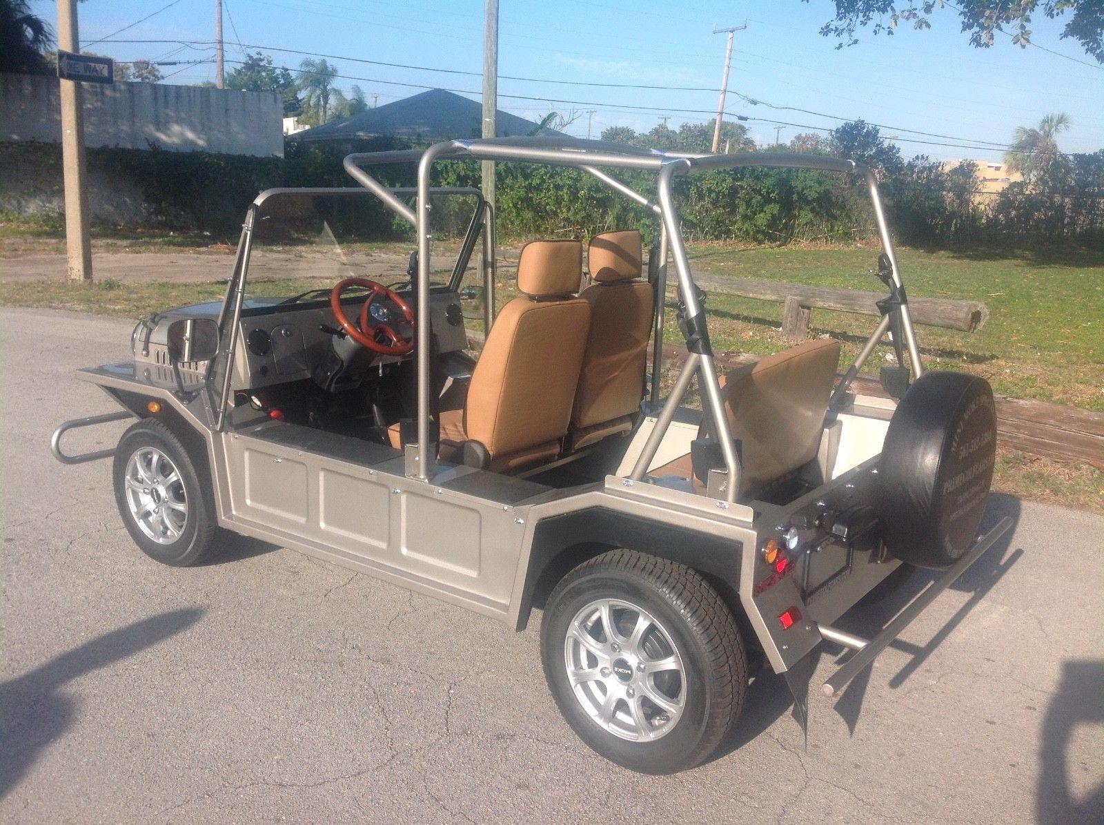 almost unused 2017 ACG Silver Mini Moke Golf Cart for sale