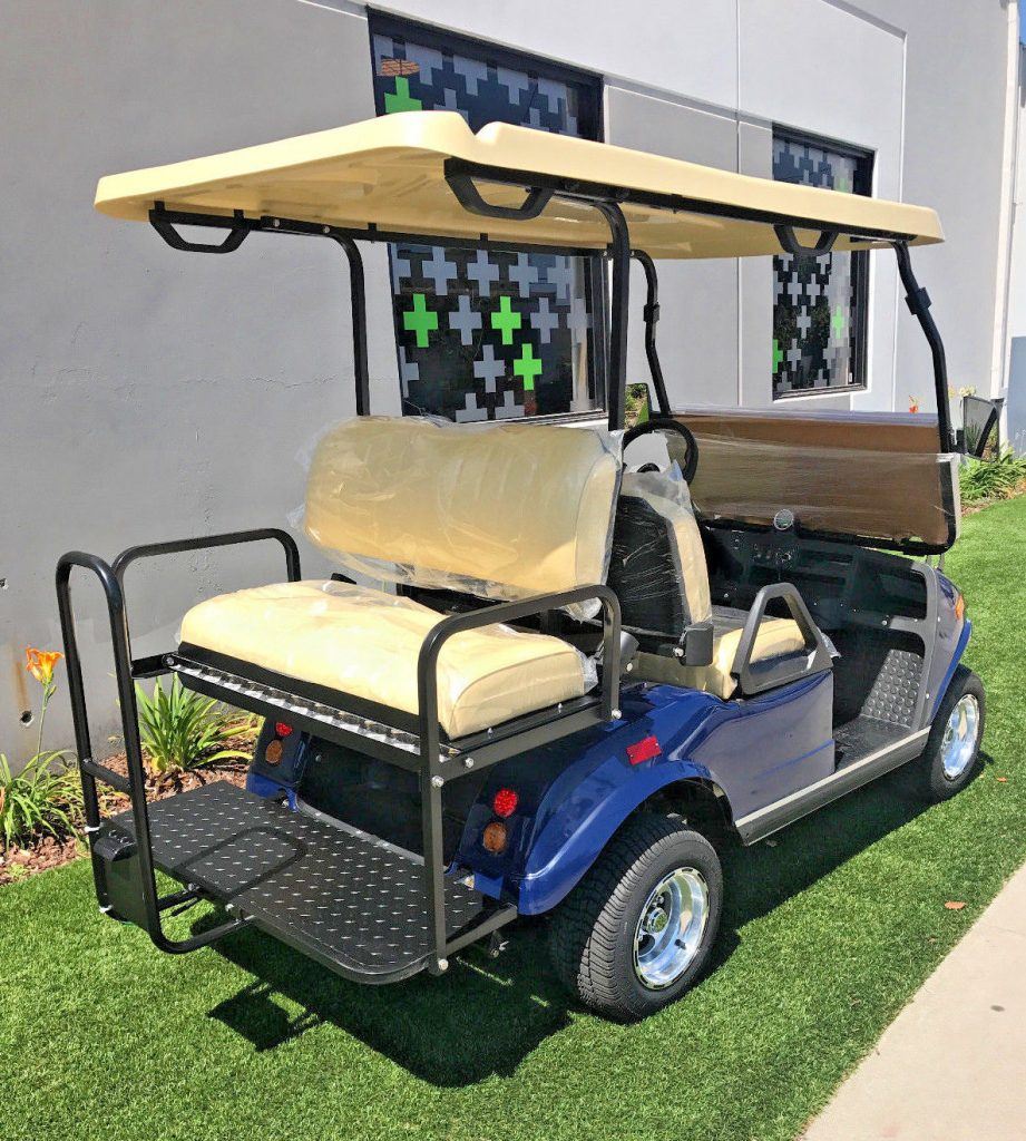 well equipped 2018 Blue LSV Evolution EV Golf Cart