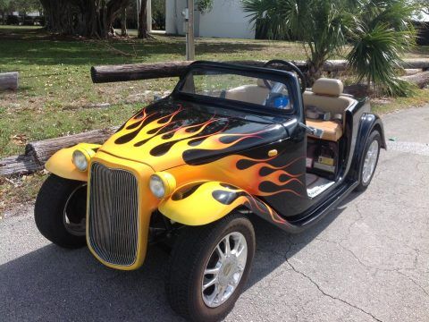 airbrush paint 2009 ACG California Roadster Golf Cart for sale