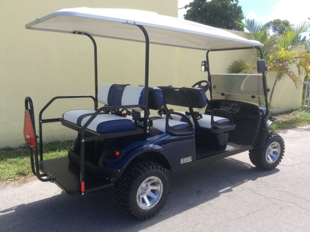 nicely equipped 2018 EZGO Express L6 GAS LIMO 6 Passenger GOLF CART
