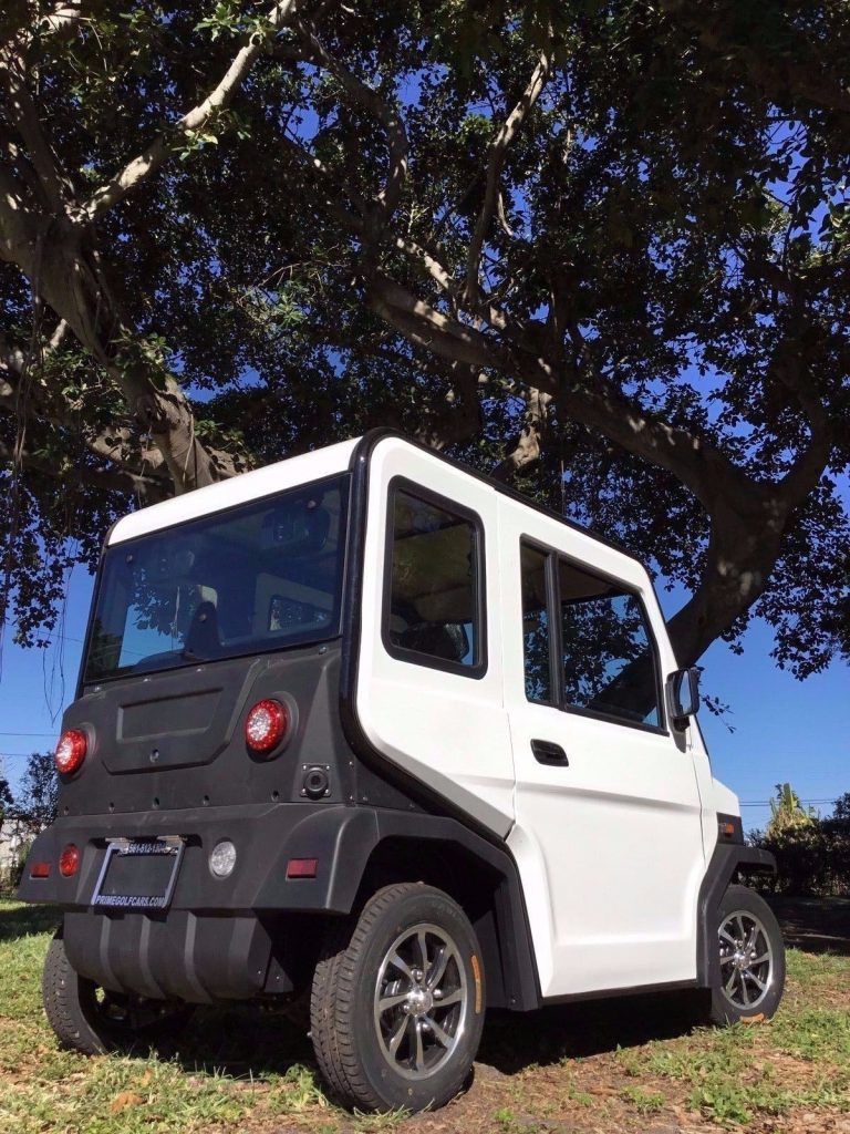 well equipped 2018 White Revolution 4 LSV Golf Cart