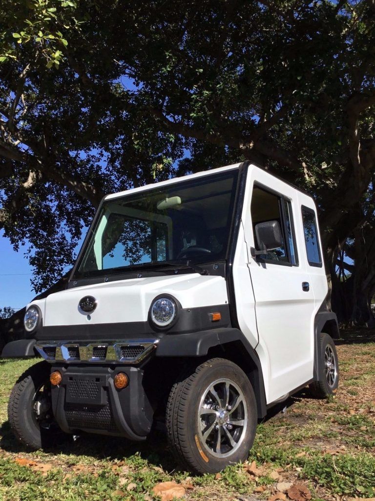 well equipped 2018 White Revolution 4 LSV Golf Cart