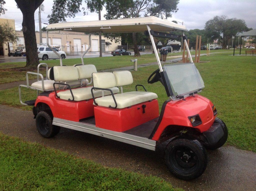 lifted 2006 Yamaha 6 Passenger limo golf cart