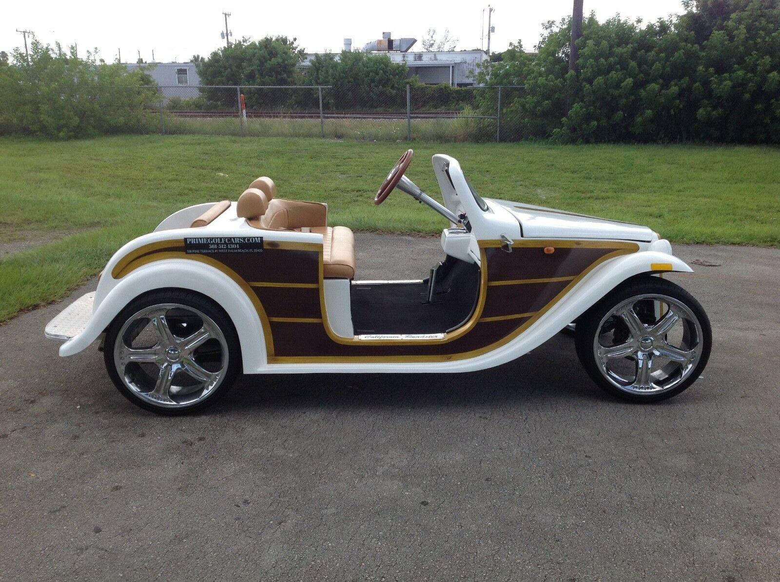 custom 2016 ACG Woody California Roadster Golf Cart for sale