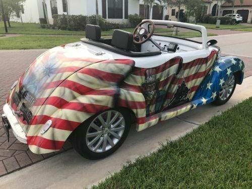 custom painted 2017 ACG 39 Roadster Golf Cart