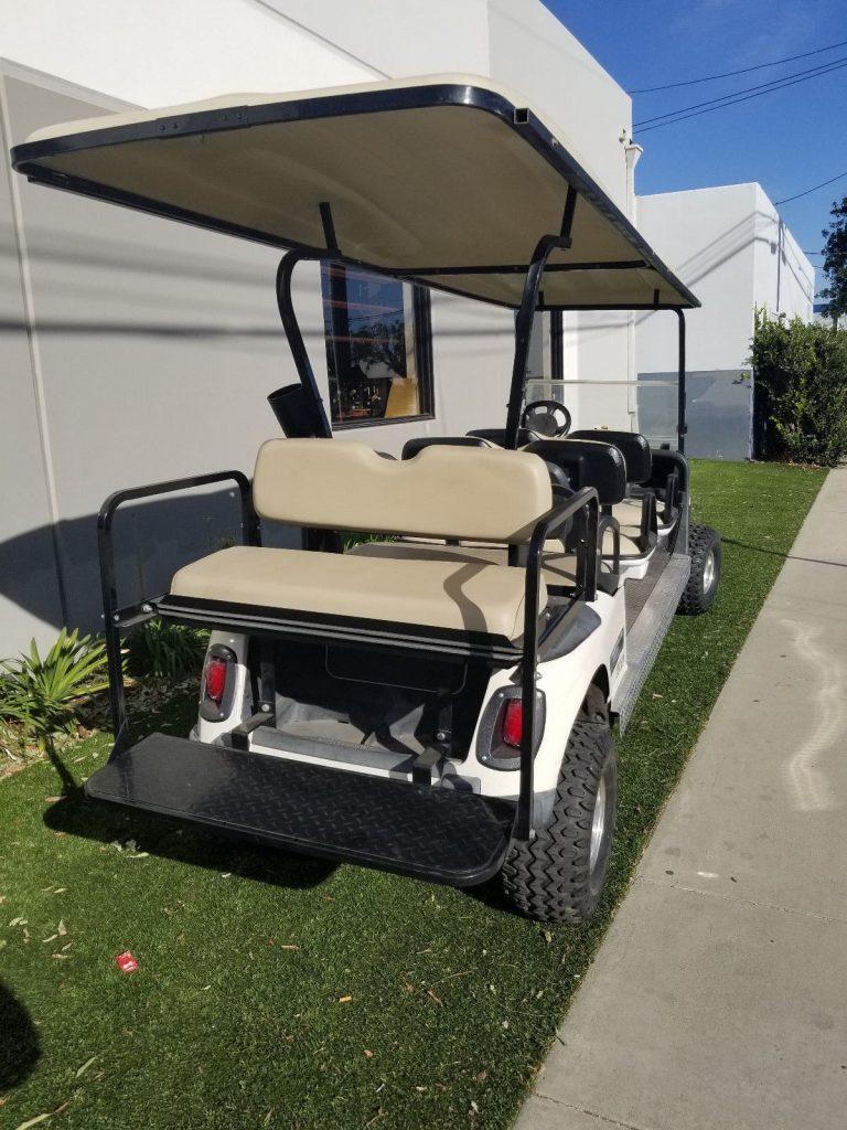 Lifted 2010 EZGO RXV 8 Passenger Seat Limo Golf Cart