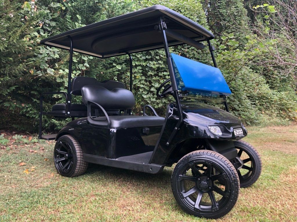 blacked out 2017 EZGO Txt Golf Cart