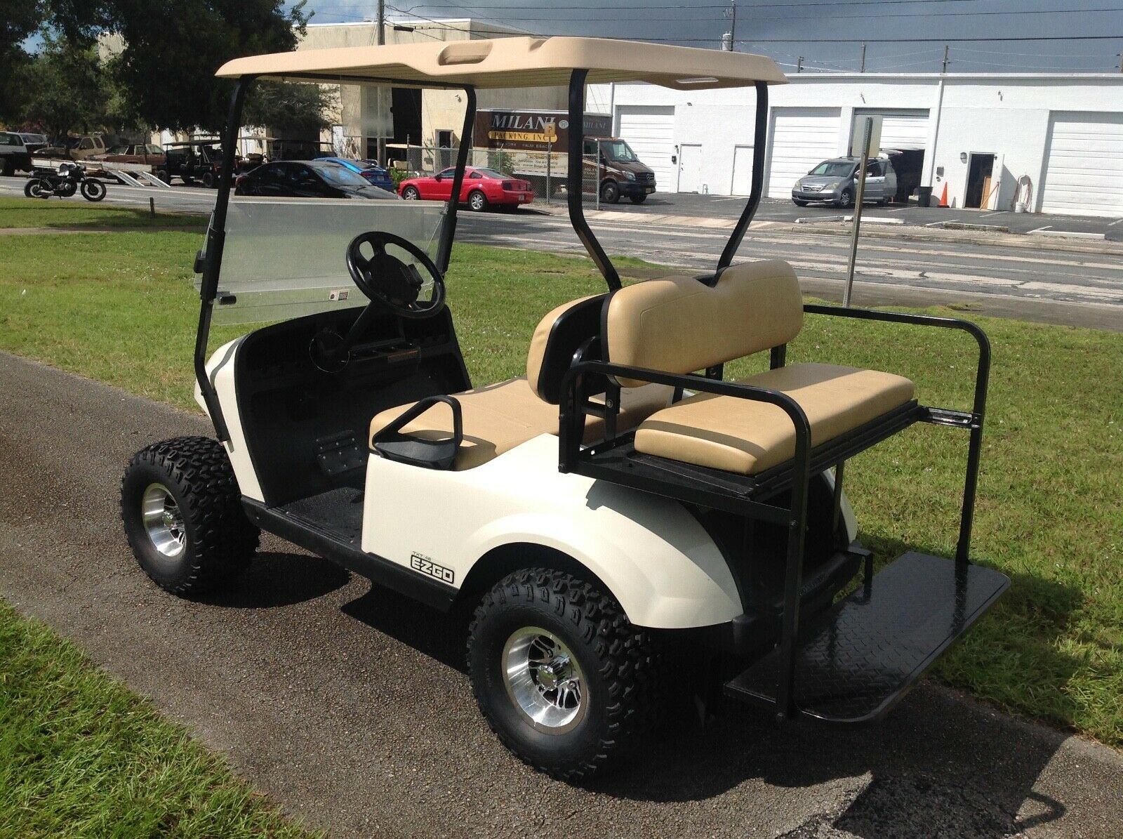 lifted 2015 EZGO golf cart for sale