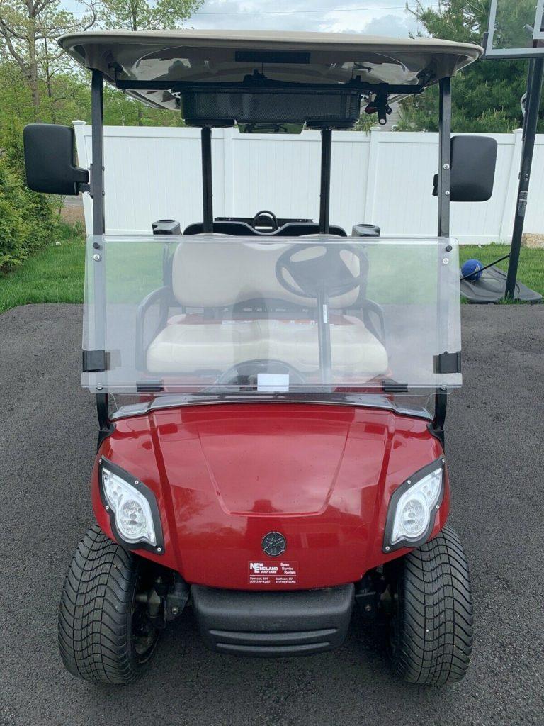 garaged 2014 Yamaha golf cart
