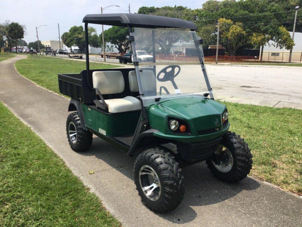 lifted 2014 EZGO golf cart