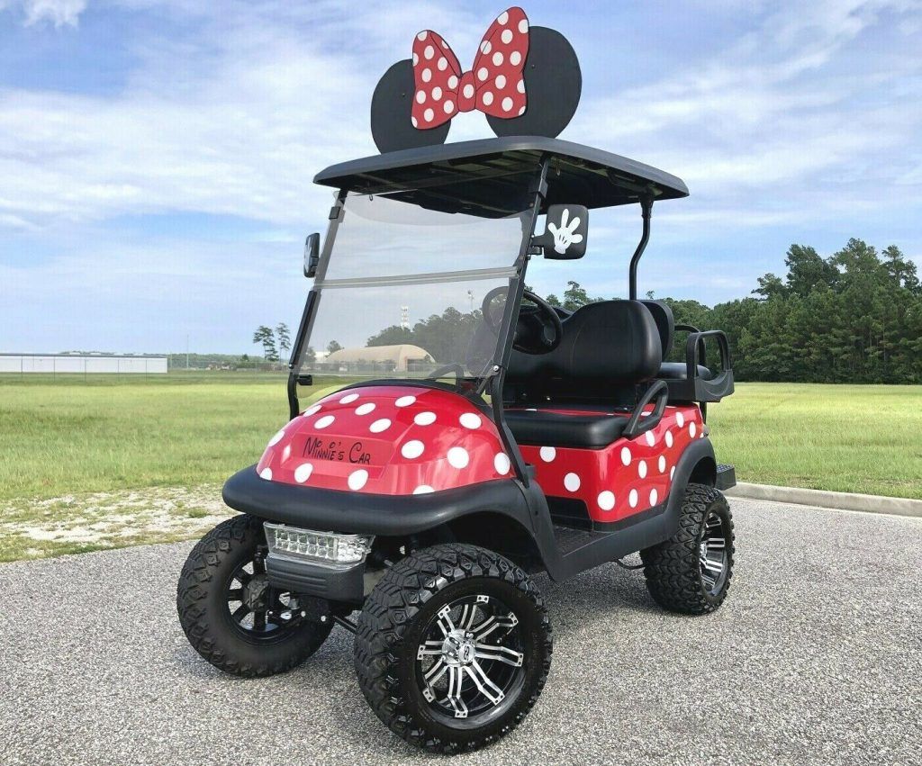 minnie Mouse 2013 Club Car Precedent Golf Cart