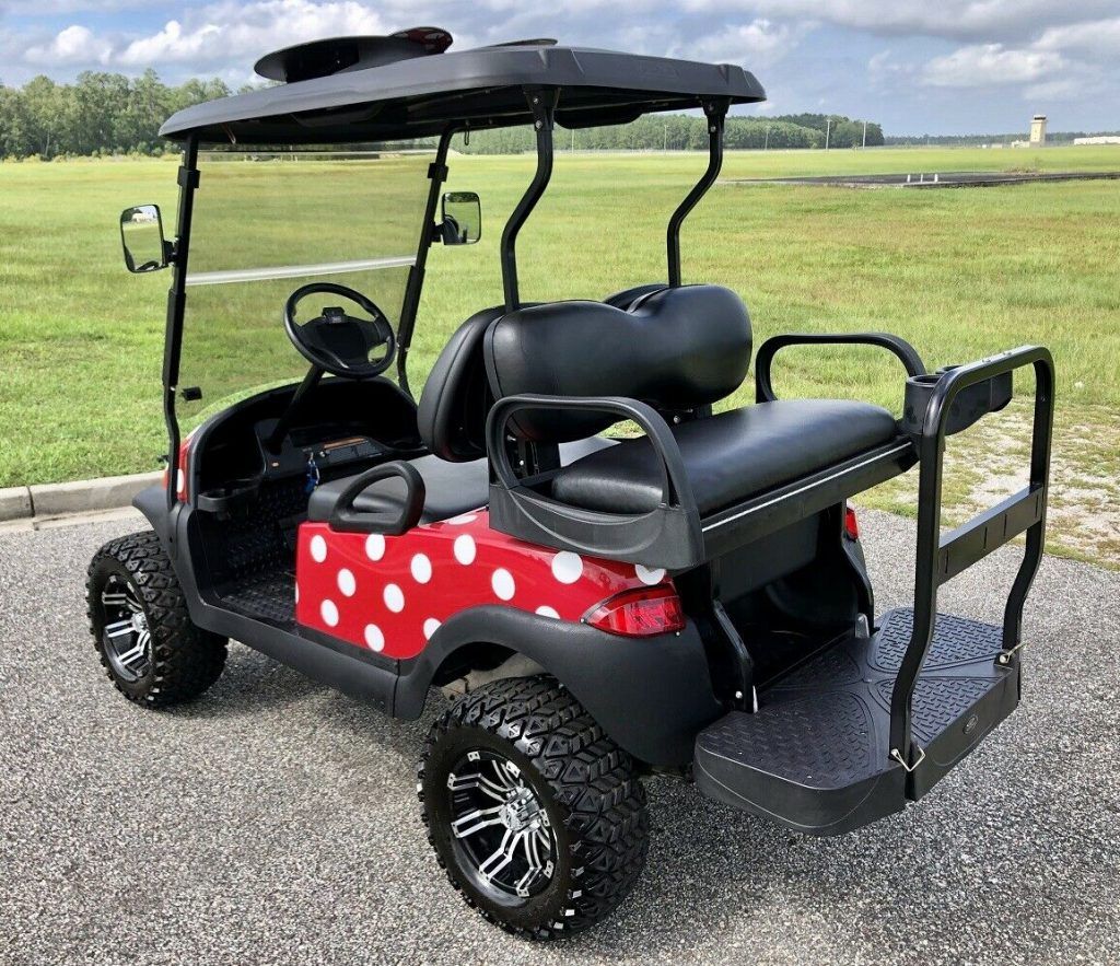 minnie Mouse 2013 Club Car Precedent Golf Cart