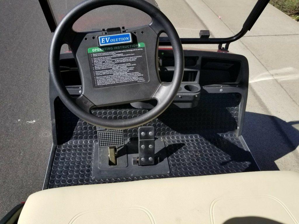beautiful 2020 Evolution golf cart