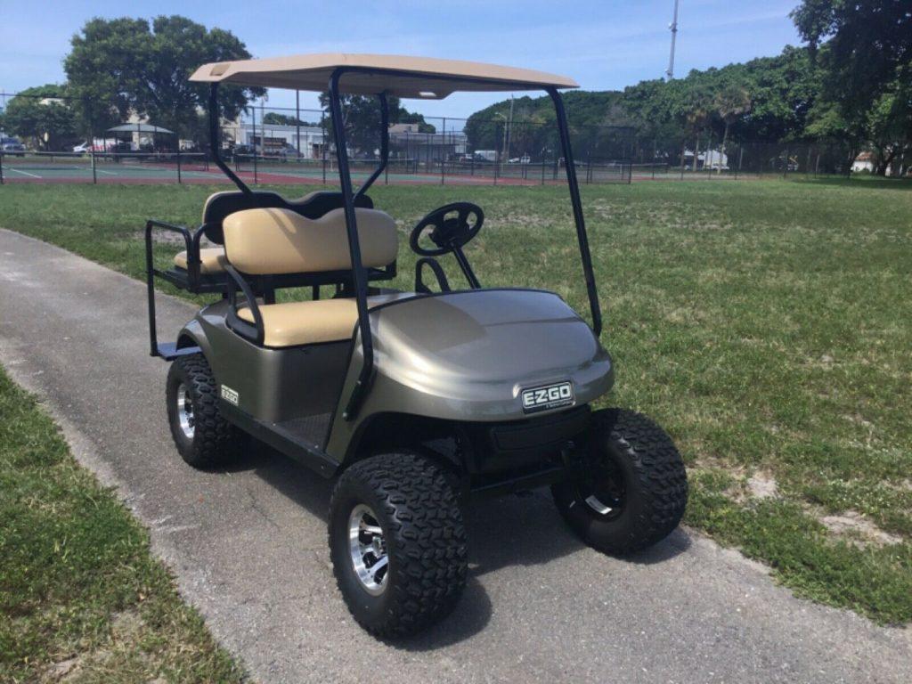 lifted 2016 EZGO golf cart