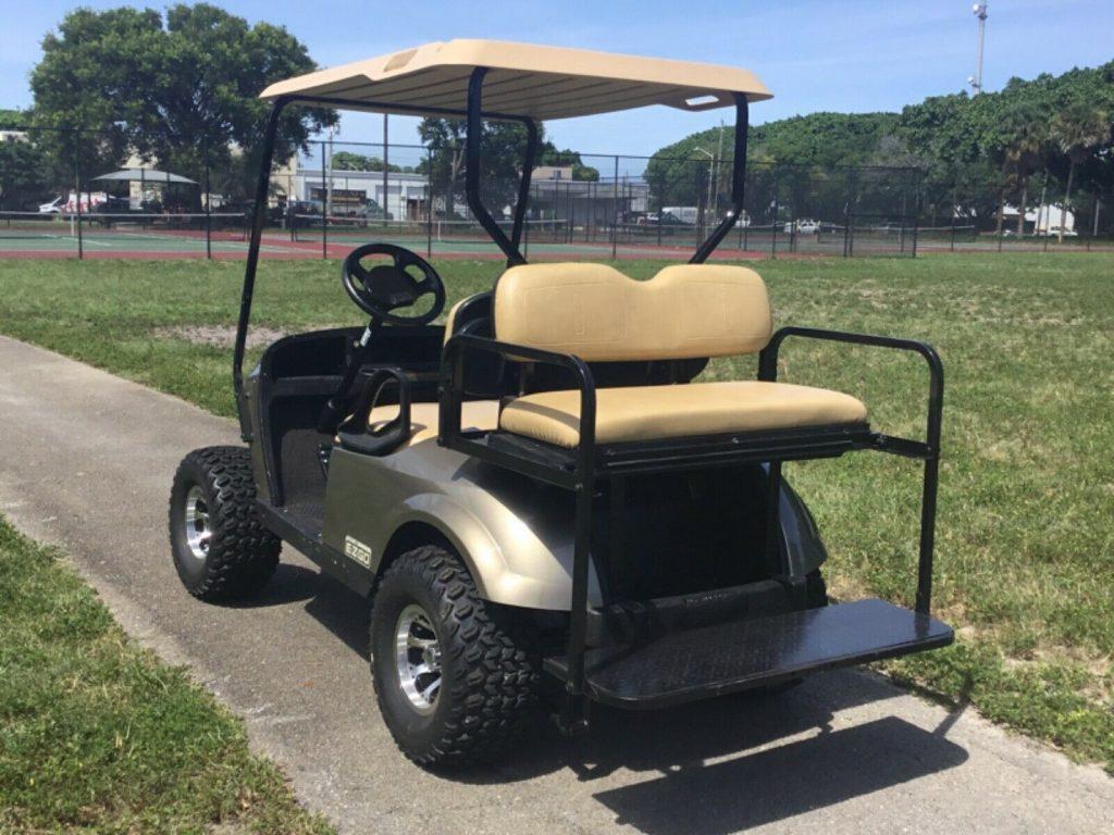 lifted 2016 EZGO golf cart