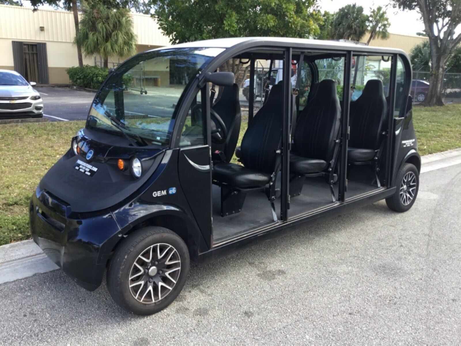 2016 polaris gem e6 utility 6 passenger golf cart extended limousine