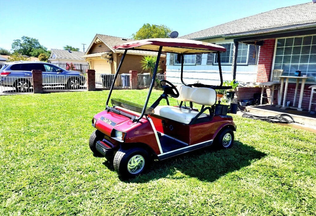 2001 NICE Club Car Golf Cart 48v 48 volt club car ds 2 Passenger seat golf cart Electric Canopy Charger
