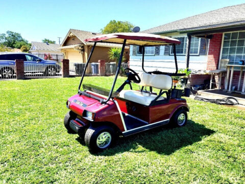 2001 NICE Club Car Golf Cart 48v 48 volt club car ds 2 Passenger seat golf cart Electric Canopy Charger for sale