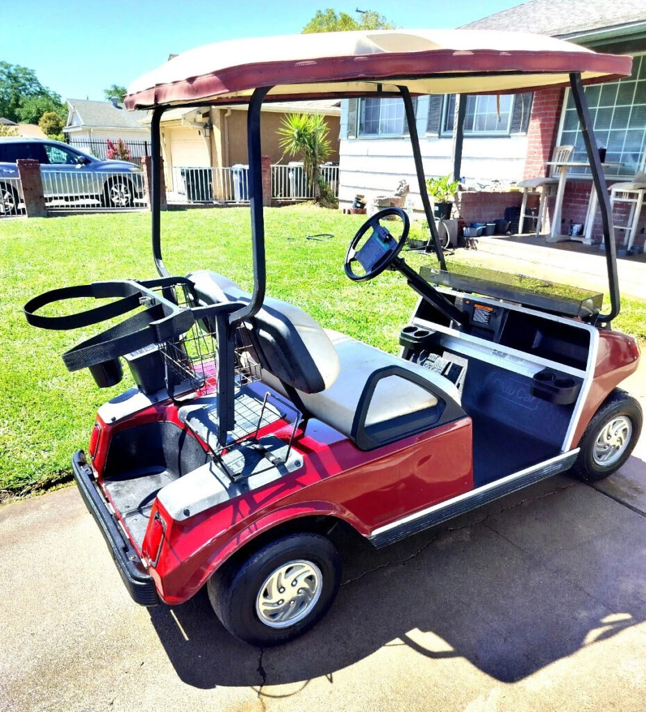 2001 NICE Club Car Golf Cart 48v 48 volt club car ds 2 Passenger seat golf cart Electric Canopy Charger
