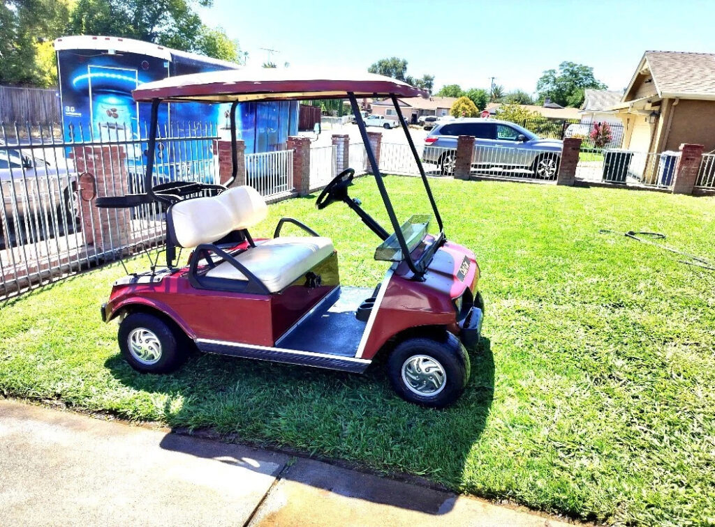 2001 NICE Club Car Golf Cart 48v 48 volt club car ds 2 Passenger seat golf cart Electric Canopy Charger