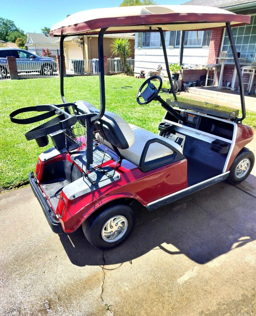 2001 NICE Club Car Golf Cart 48v 48 volt club car ds 2 Passenger seat golf cart Electric Canopy Charger