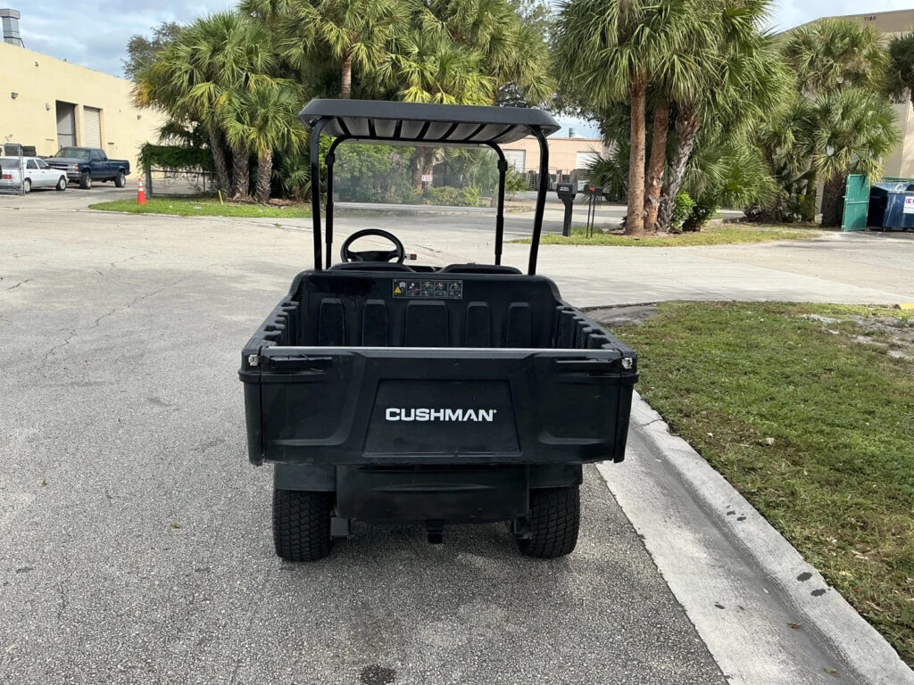 2021 Black ezgo Cushman Hauler 2 seat Utility 72v 72 volt Electric dump bed usb