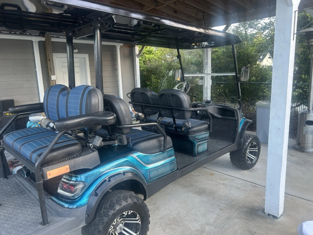 2021 icon i60 Limousine golf Cart, Custom Painted