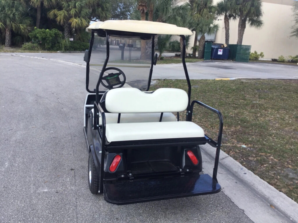 2006 CLUB CAR DS Black GOLF CART 4 Passenger SEAT Canopy 48V Charger Lithium