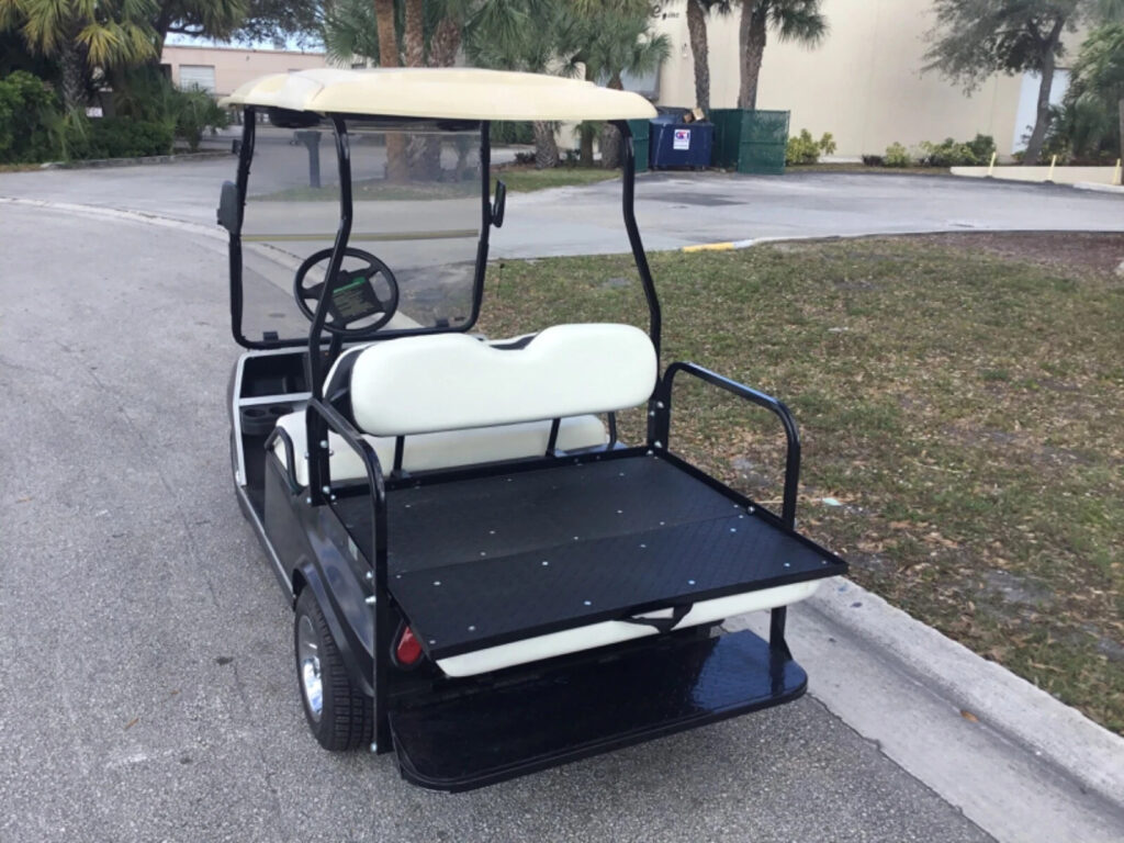 2006 CLUB CAR DS Black GOLF CART 4 Passenger SEAT Canopy 48V Charger Lithium