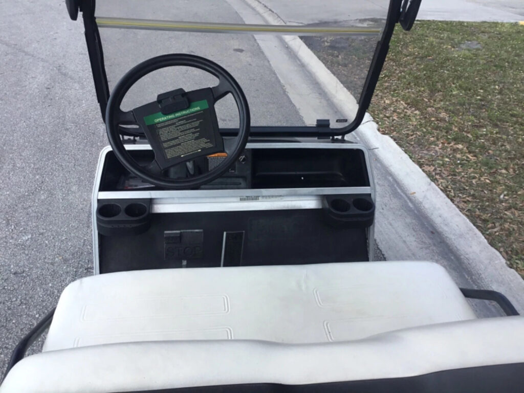 2006 CLUB CAR DS Black GOLF CART 4 Passenger SEAT Canopy 48V Charger Lithium