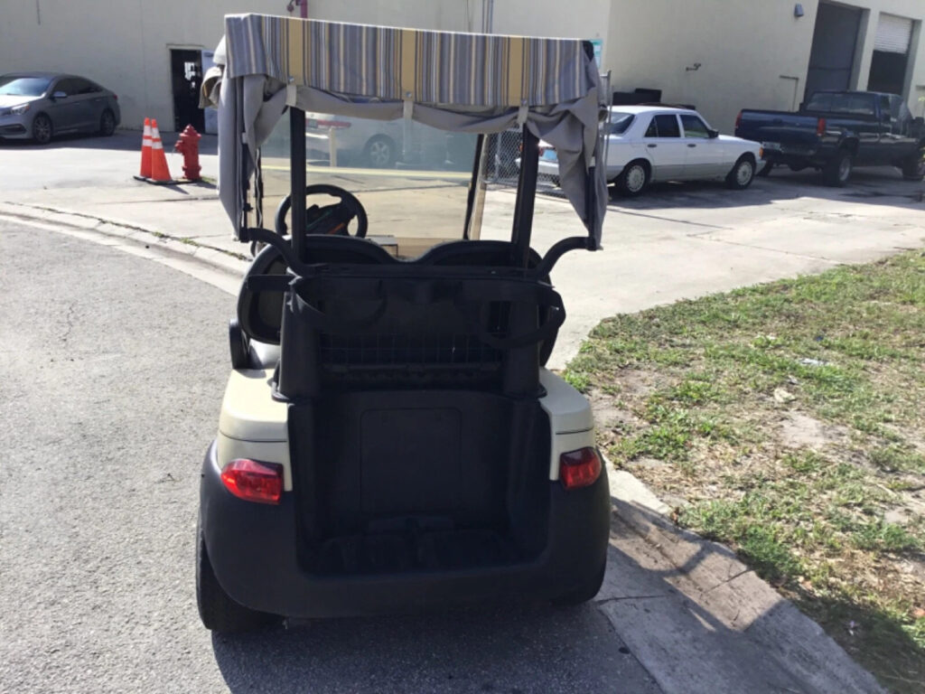 2009 Club car tan Precedent 2 Passenger seat Golf Cart Cabana fast Lithium