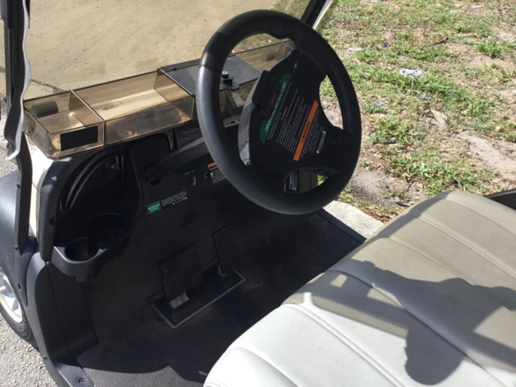 2009 Club car tan Precedent 2 Passenger seat Golf Cart Cabana fast Lithium