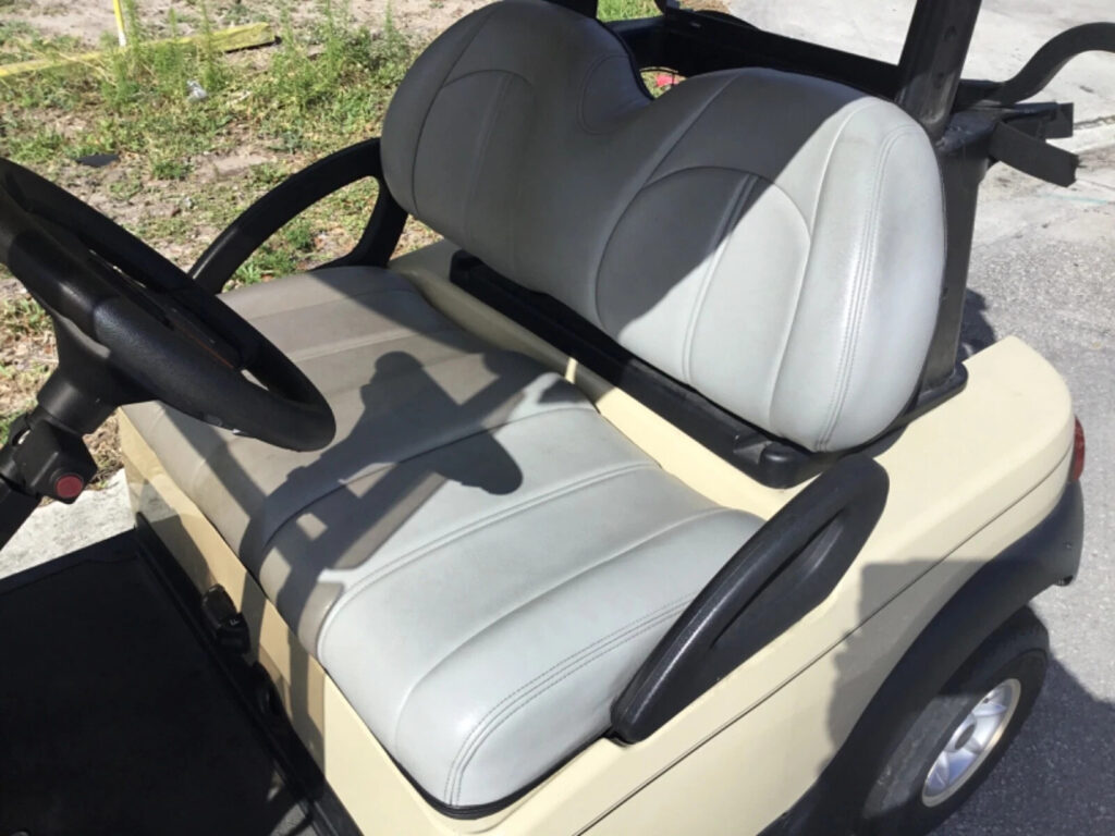 2009 Club car tan Precedent 2 Passenger seat Golf Cart Cabana fast Lithium