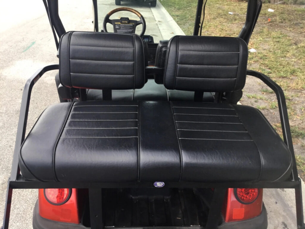 2009 Tomberlin Emerge red 4 Passenger seat golf cart 48v Street Legal Lithium