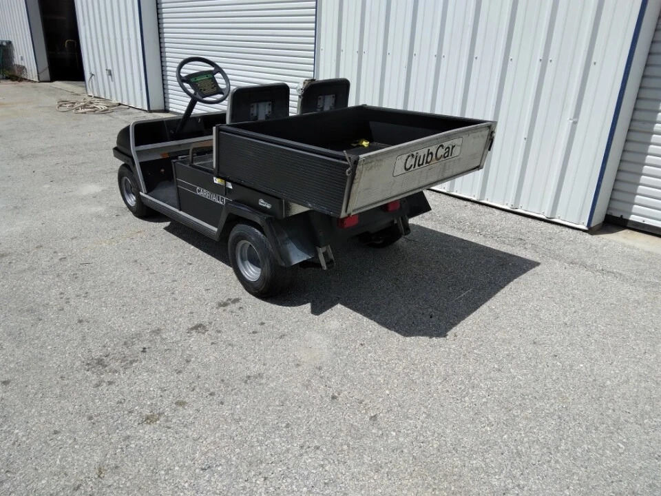 Black 1998 Club car Carryall Utility ds 2 Passenger seat Golf Cart Lithium