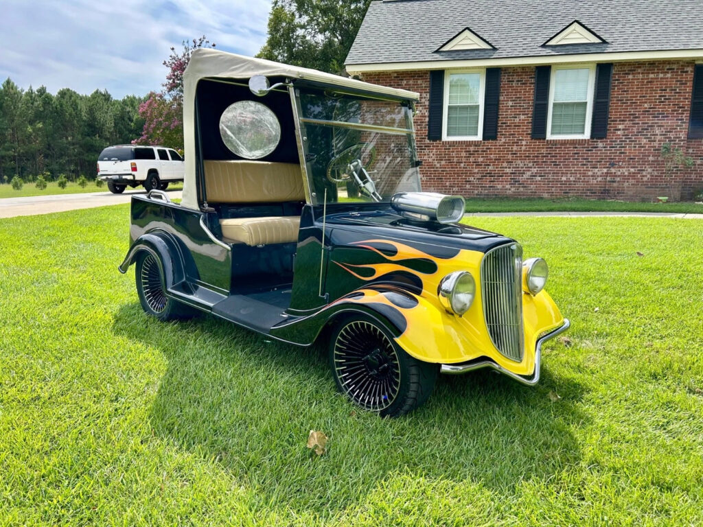 Custom Hot Rod Golf Cart Lithium Ion 48 Volt