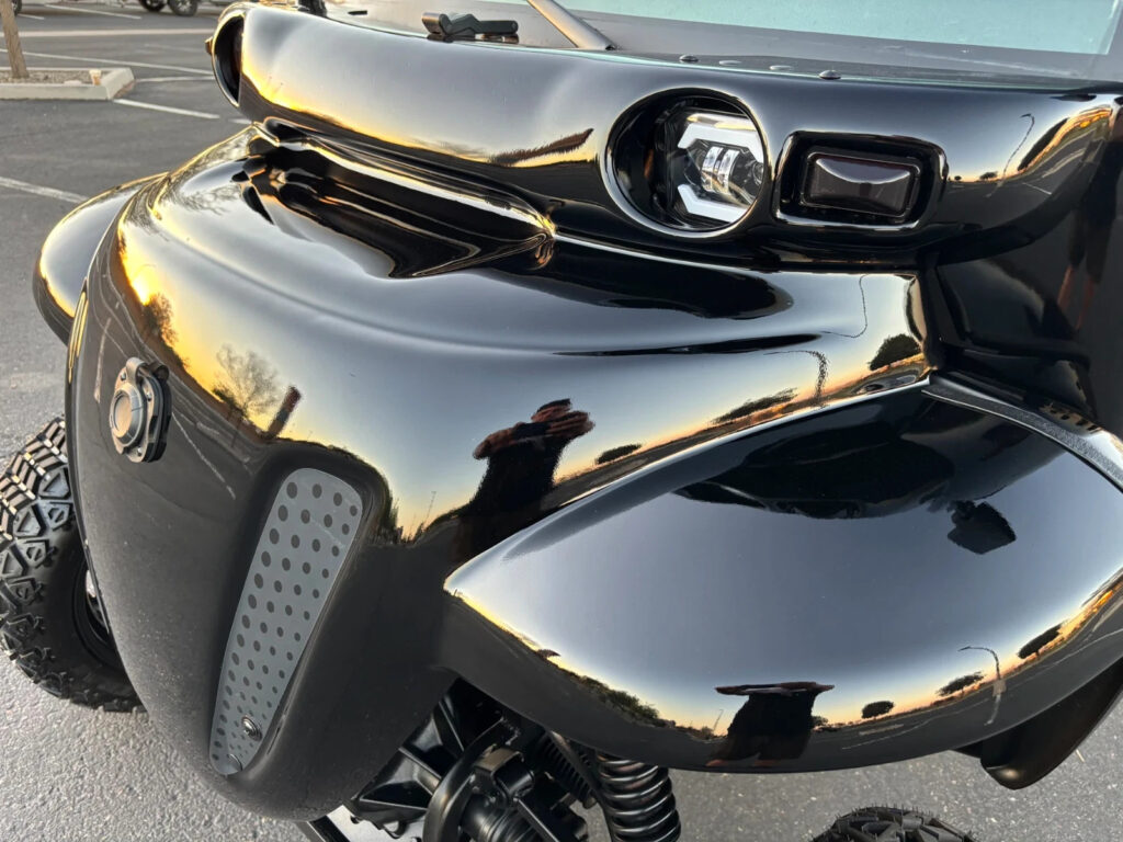 JET Black Custom Lifted GEM CAR 4 SEAT LIMO NEV GOLF CART 72v, Street Legal, New