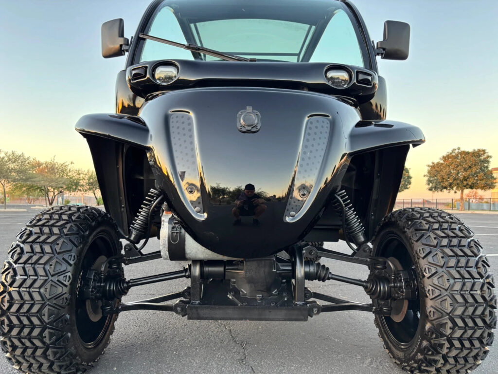 JET Black Custom Lifted GEM CAR 4 SEAT LIMO NEV GOLF CART 72v, Street Legal, New