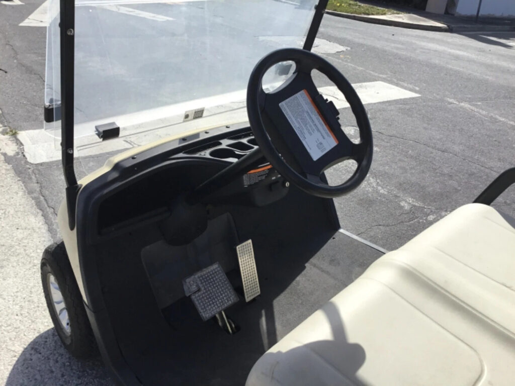 Tan 2015 Yamaha G29 YDR Drive Dre 2 seat Passenger Golf Cart Lithium