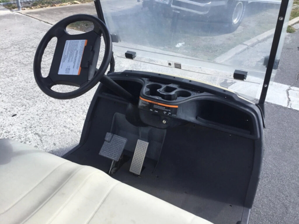 Tan 2015 Yamaha G29 YDR Drive Dre 2 seat Passenger Golf Cart Lithium