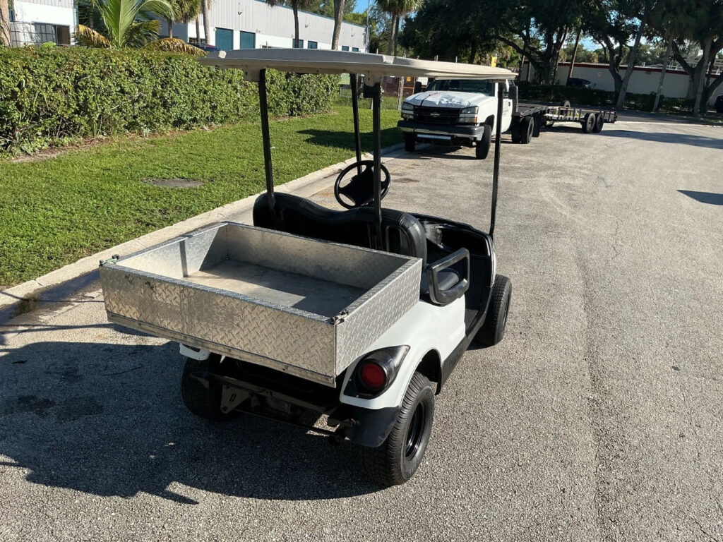 White 2013 Yamaha Drive G29 48V 2 seat Passenger Utility Golf Cart Lithium