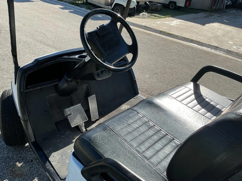 White 2013 Yamaha Drive G29 48V 2 seat Passenger Utility Golf Cart Lithium