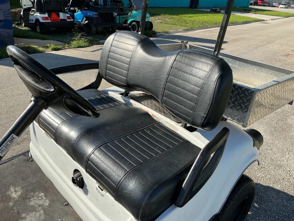 White 2013 Yamaha Drive G29 48V 2 seat Passenger Utility Golf Cart Lithium